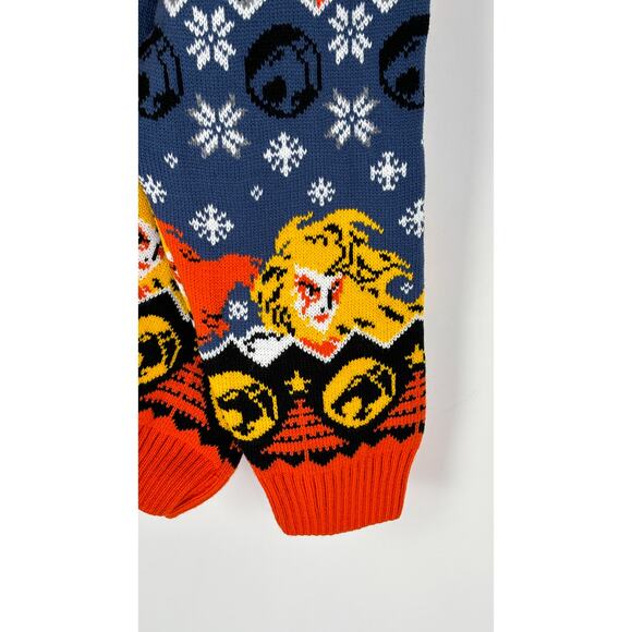 ThunderCats Ugly Christmas Sweater Unisex Size 4XL Knit Sweater/Jumper *New* - Picture 2 of 9